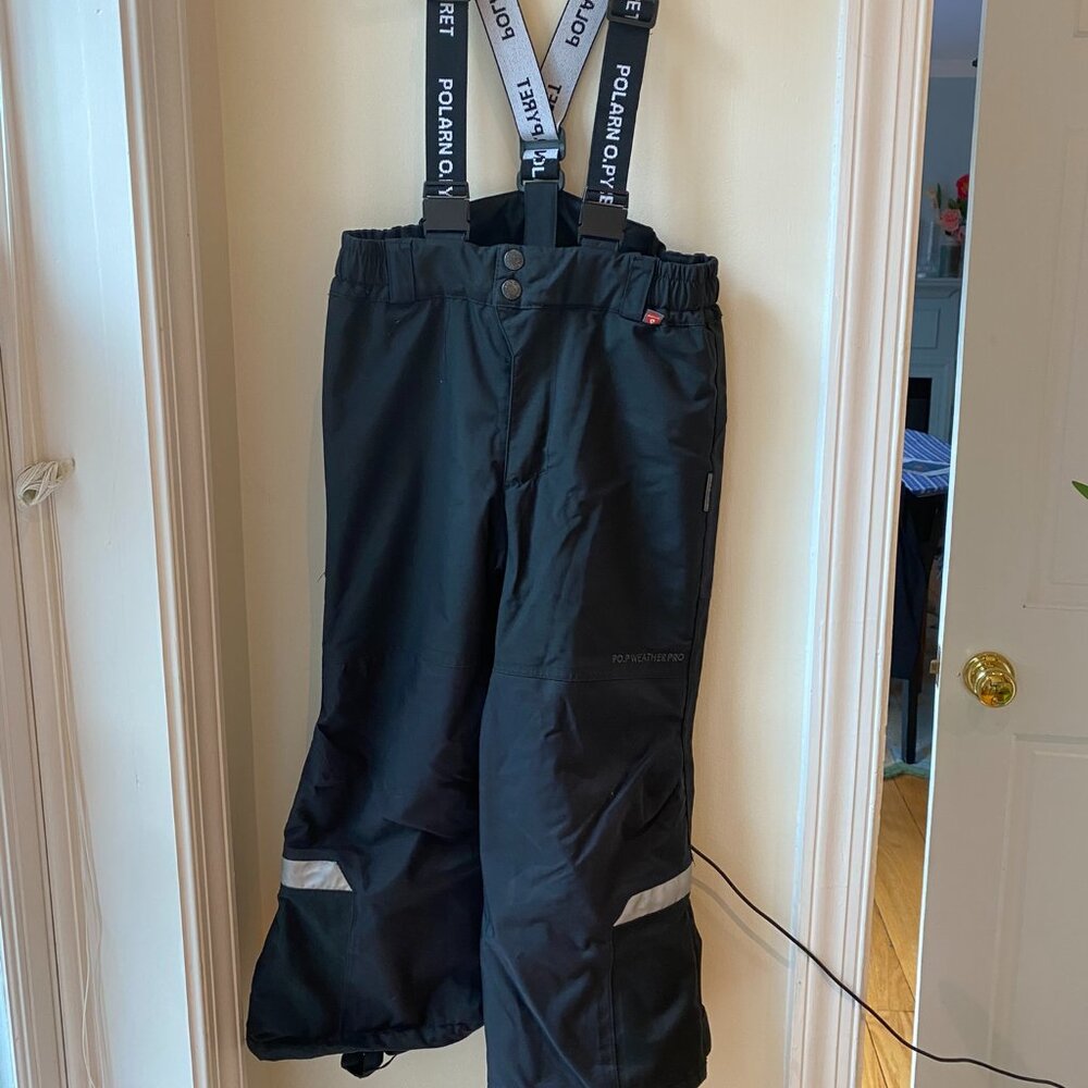 Polarn O. Pyret snowpants - black size 5-6